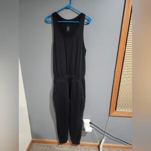Sweaty Betty Black Sleeveless Jumpsuit with Elastic Waist Nwot